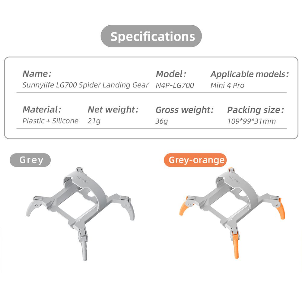 Quick Release Gimbal Guard Protector Protect Camera Height Extender Leg Increase Height Height Protector Extender for Mini 4 Pro