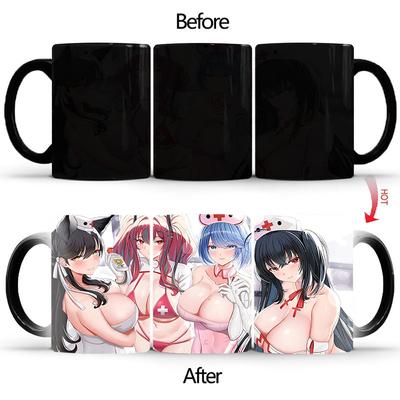 Taza Cambia Color Chica Gordita BSKT-103 Regalos Personalizados Tazas Originales Tazas de Café Taza que Cambia de Color Tazas para Sublimar Al por Mayor