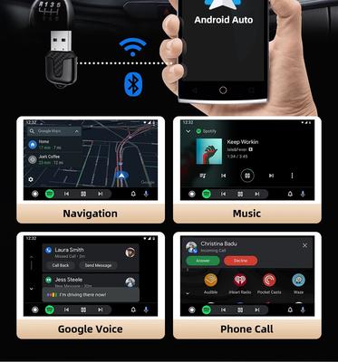 Kabelgebundener zu Kabelloser Carplay Adapter Android Auto 2in1 Smart Mini Box WIFI BT Auto Connect Für Toyota Volvo Benz MG Kia MAZDA FORD