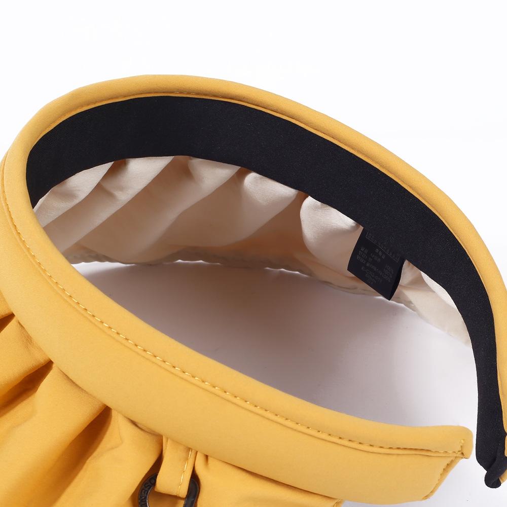 Hat Women's Summer New Korean Shell Hat Sunscreen Sunshade Sun Hat Casual Versatile Hairband Hat