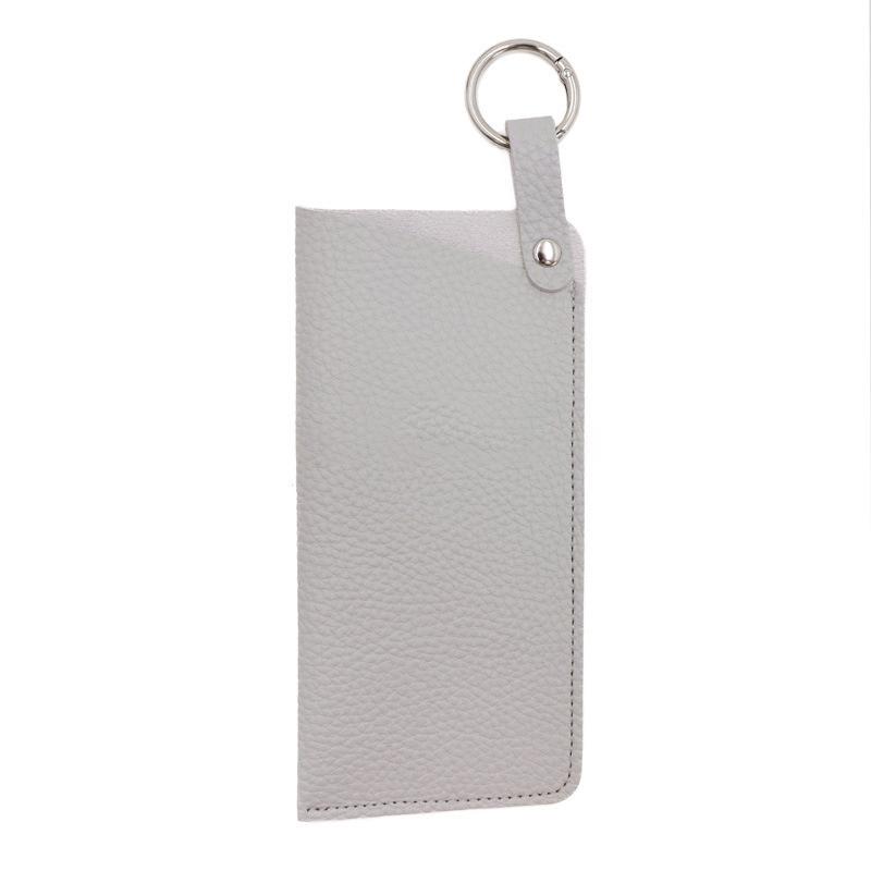 Luxury Women'S Eyeglass Case Leather Soft Holder Pocket Cases Slim Travel Pouch Keychain For Sunglasses Eyeglasses Eyewear