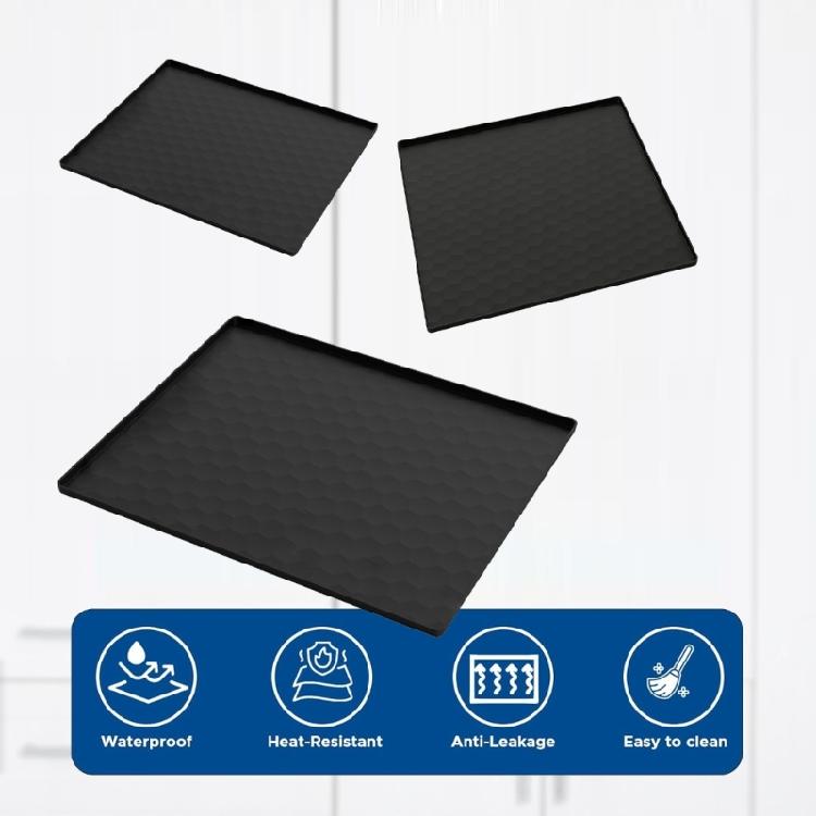 Dishwasher Drip Tray with Raised Edge Silicone Dishwasher Tray Mat for Under Most Portable Dishwasher Enduring