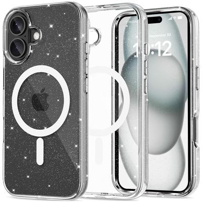 Tech-Protect Flexair Hybrid Magsafe Iphone 16 Glitter