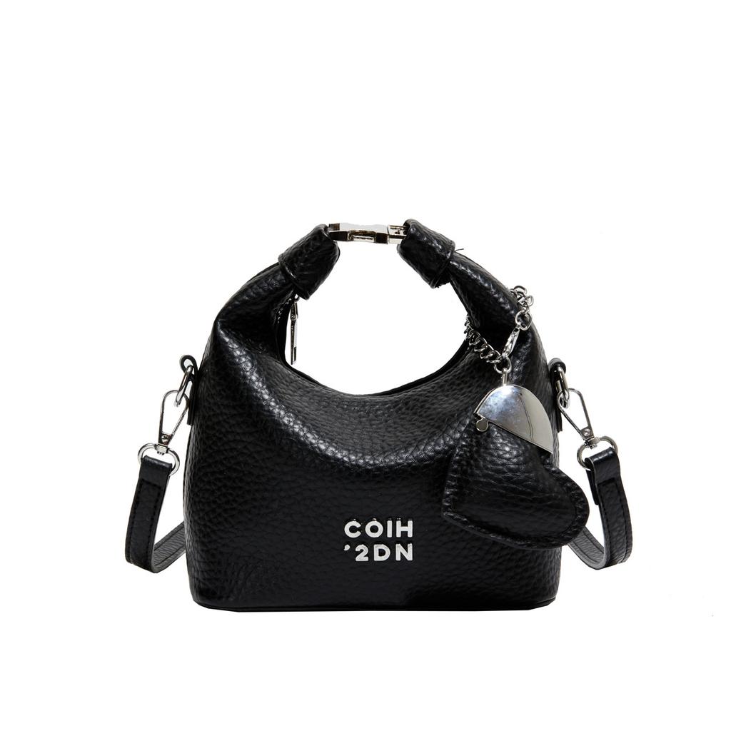 Niche Design Temperament Fashionable Lychee Pattern Wrist Bag Versatile High Sense Commuter Messenger Bag