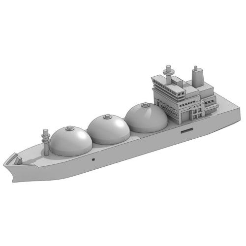 

Modelium 1/2500 Ship Model Series LNG Carrier A Resin Kit T23V2500-010M