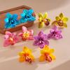 Exaggerated Colorful Large Flower Stud Earrings For Women Boho Petal Earrings Personality Jewelry Accessories Gifts