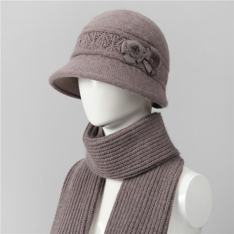 Hat women's autumn and winter warm knitted wool hat winter new hat
