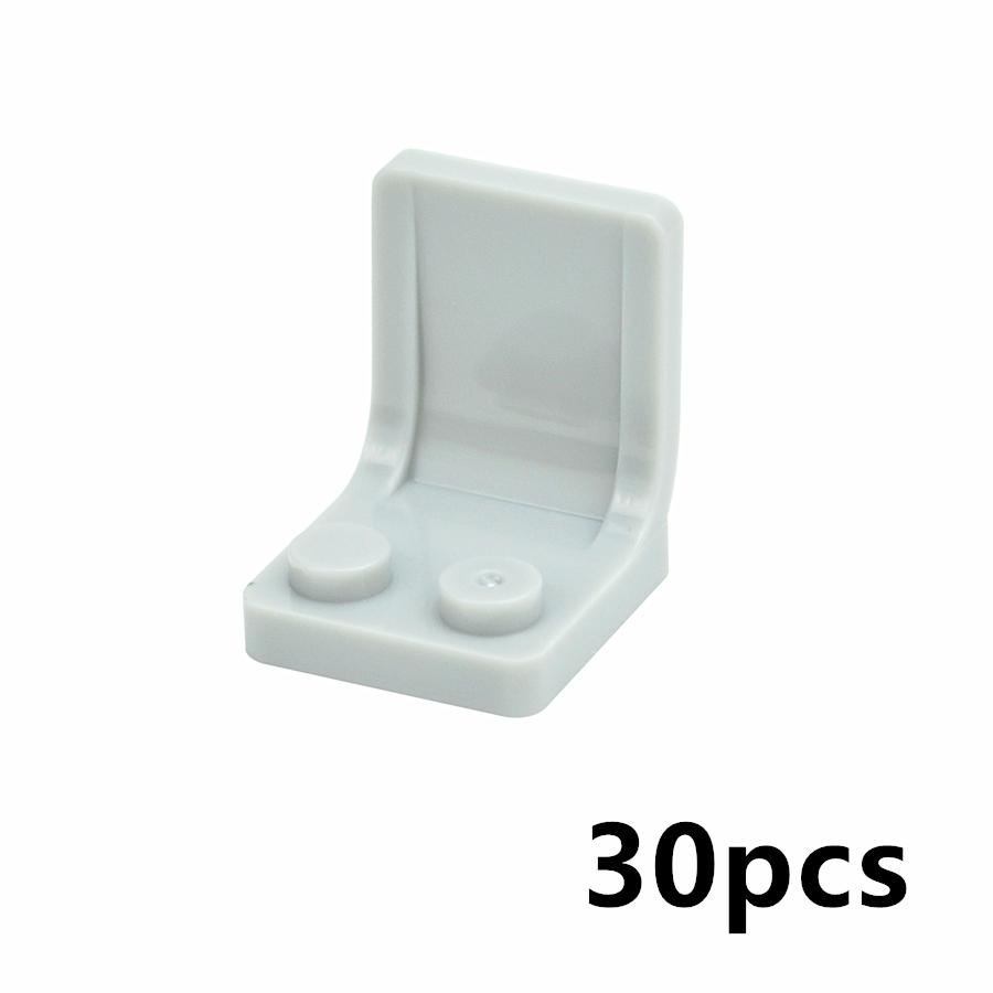 

30Pcs MOC Parts 4079 Utensil Seat Chair 2 x 2 Fits For Figures Block Bricks DIY Assmble Brick Playset Particle Kid Leduo Toys Playsets Gift Present