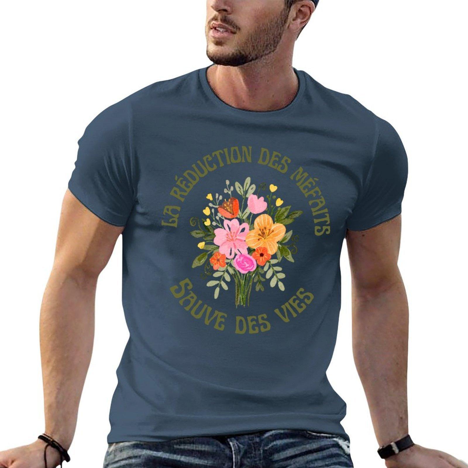 RDM Saves Lives  Floral 2 TShirt cotton t shirt pack man t shirts high quality luxury brand TShirt S