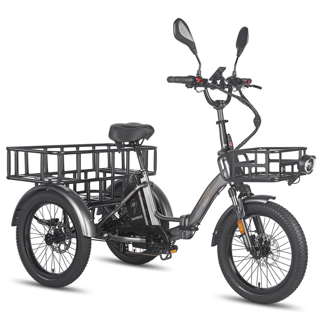 Elektrofahrrad Fafrees 20" 750W Motor Elektrisches Lastenrad 48V 21AH Höchstgeschwindigkeit 30km/h City Ebike Für Erwachsene Zuladung 180kg F20 Mate