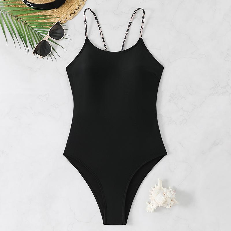 Sexy Leopard Women's Swimsuit One Piece Swimwear 2026 Bathing Suits Woman  Bandeau High Leg Bodysuit Female Beachwear Monokini