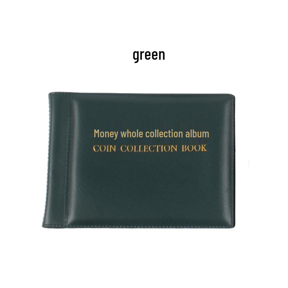 Mini 60-Pocket Coin Album for Commemorative and Ancient Copper Coins