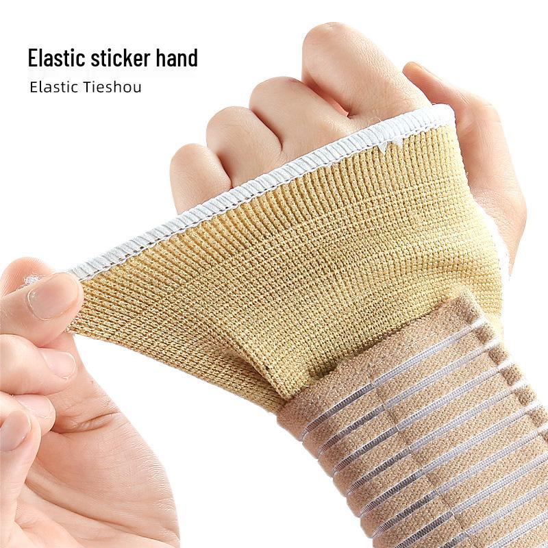 Adjustable Half-Finger Compression Wristband Glove for Outdoor Fitness & Tennis