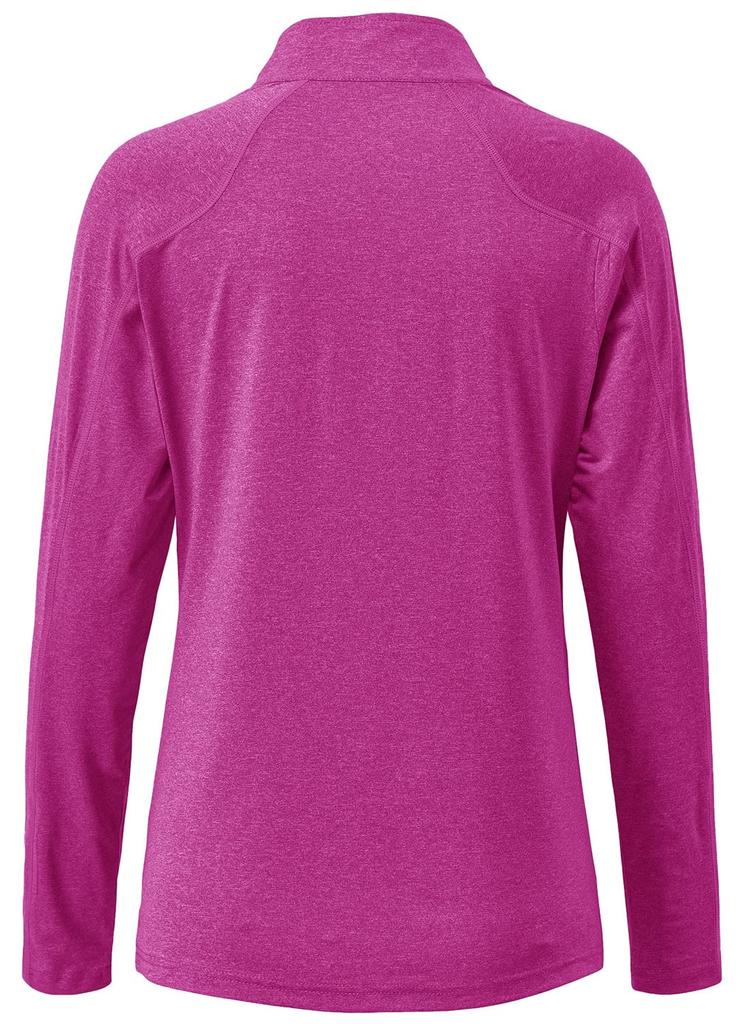 [YSENTO] Long T-Shirt, Women's Sports T-Shirt, Fitness Shirt, Long Sleeve T-Shirt, Half Zip Up, Golf Wear, Running, Trekking, Quick Drying Shirt, 03