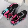 Women's Colorblock Sports Shoes, Casual Lace Up Low Top Running Sneakers, All-Match Breathable Walking Trainers