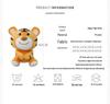 Smiling Tiger Plush Toy - Happy Soothing Doll for Babies & Kids