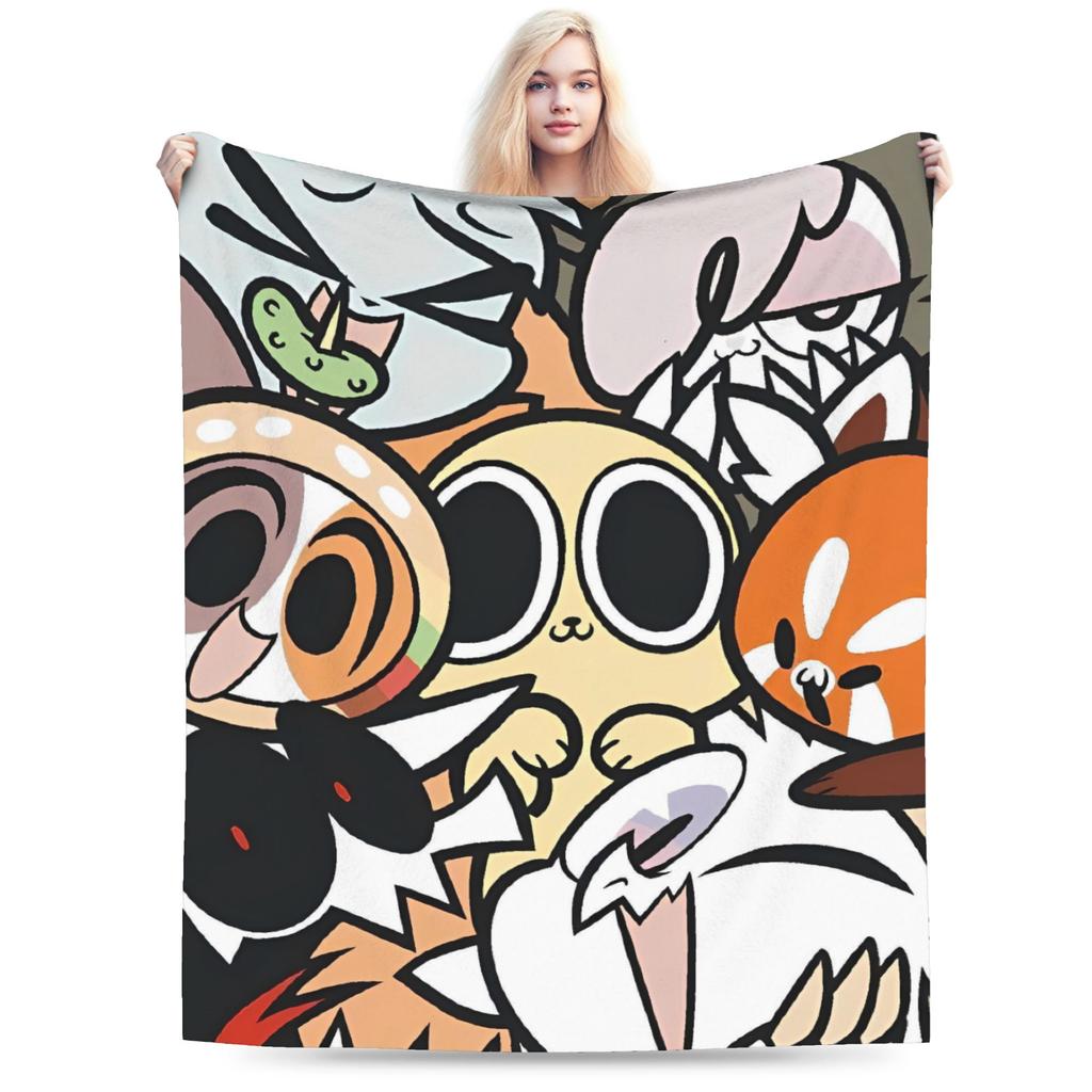 Coperta Morbida Peluche Chikn Nuggit Coperta Plaid in Flanella per Bambini per Divano Sedia Morbida Calda Qualità Copriletto Idea Regalo
