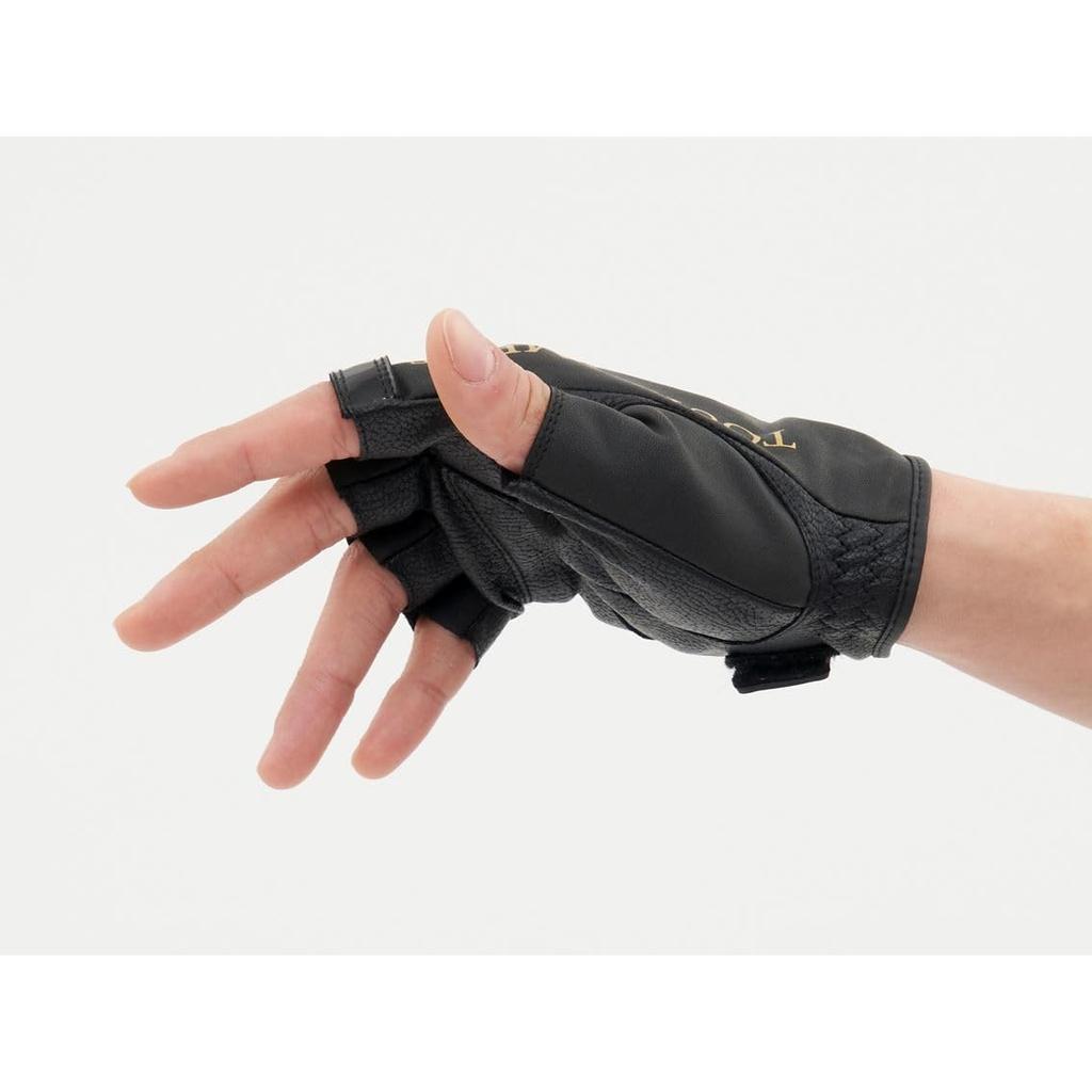 Turnajové rukavice DAIWA 5 střihů Black Red M Fishing Fishing DG-1323T