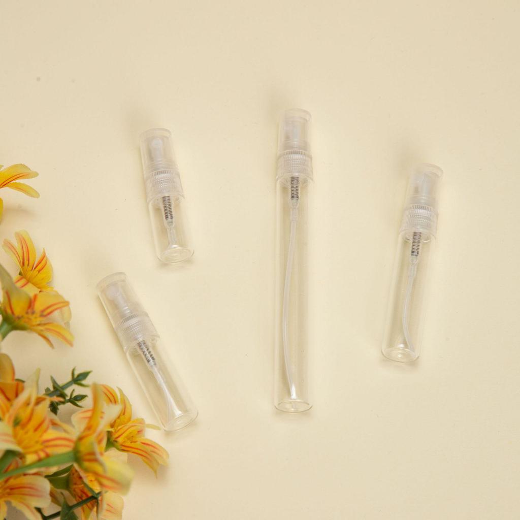 2ML/3ML/5ML/10ML Glass Perfume Spray Bottle - Portable, Refillable Sample Bottles