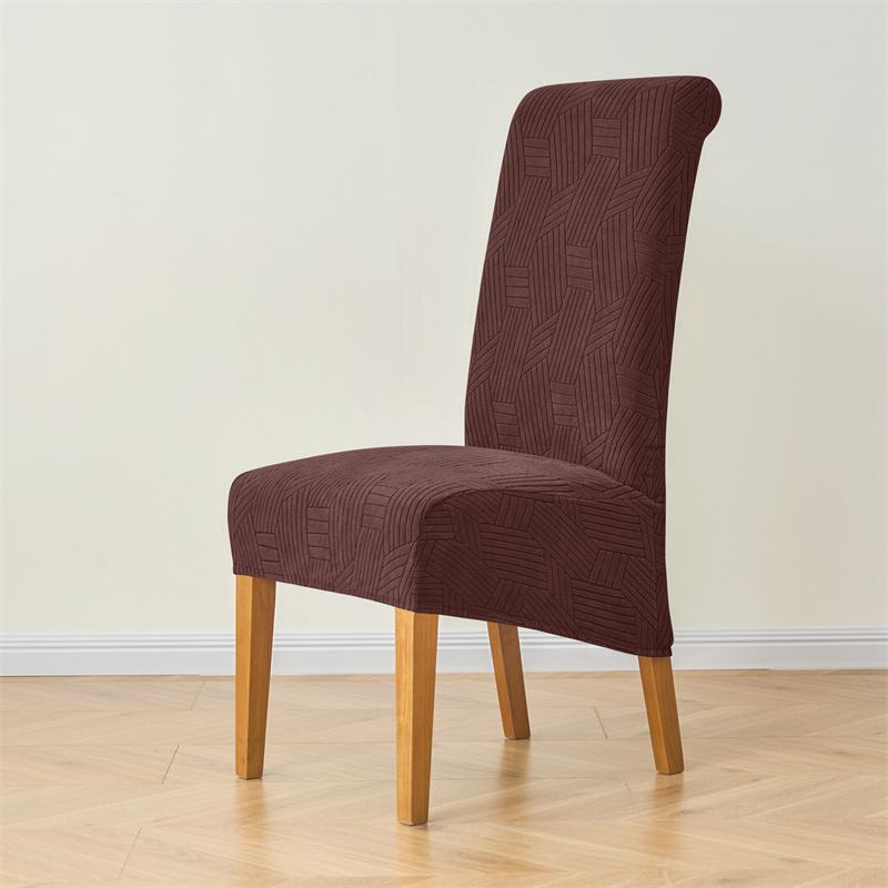 1/2Pcs Nordic Xl Size Dining Chair Cover Solid Color Washable Chair Slipcover Removable Elastic Seat Case El Banquet Home