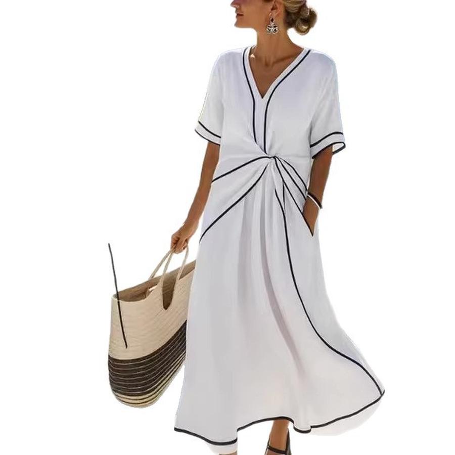 Sommerliches Boho-Stil Elegantes Kleid - Schickes und Bequemes Maxikleid