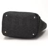 Tote Bag Natural Summer Tote S Size Black [Isaac] (10)