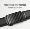 Men's Genuine Leather Automatic Buckle Belt for Business and Casual Wear
