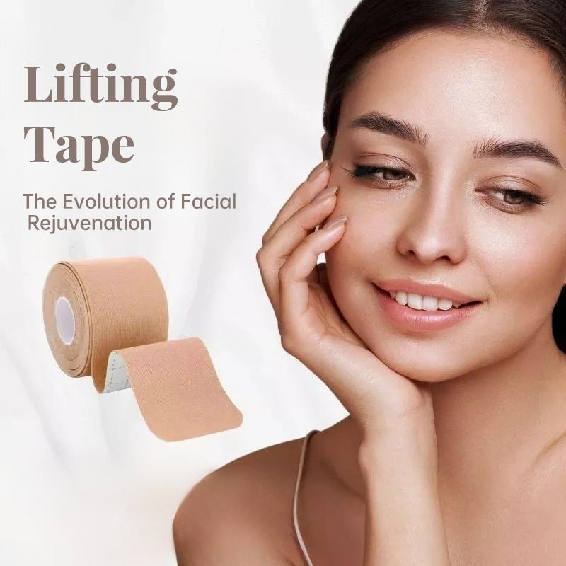 Face and Neck Wrinkle Removal Tape - Smooth Multipurpose High Elasticity Face Sticker for Forehead, Neck, Lips, Chin Care Tool