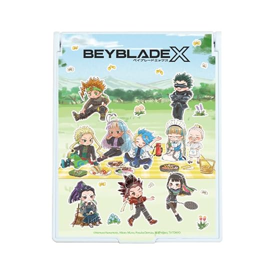 BEYBLADE X 01 Picnic ver. [GraffArt Illustration] Large Character Mirror B0FG2HFVG8
