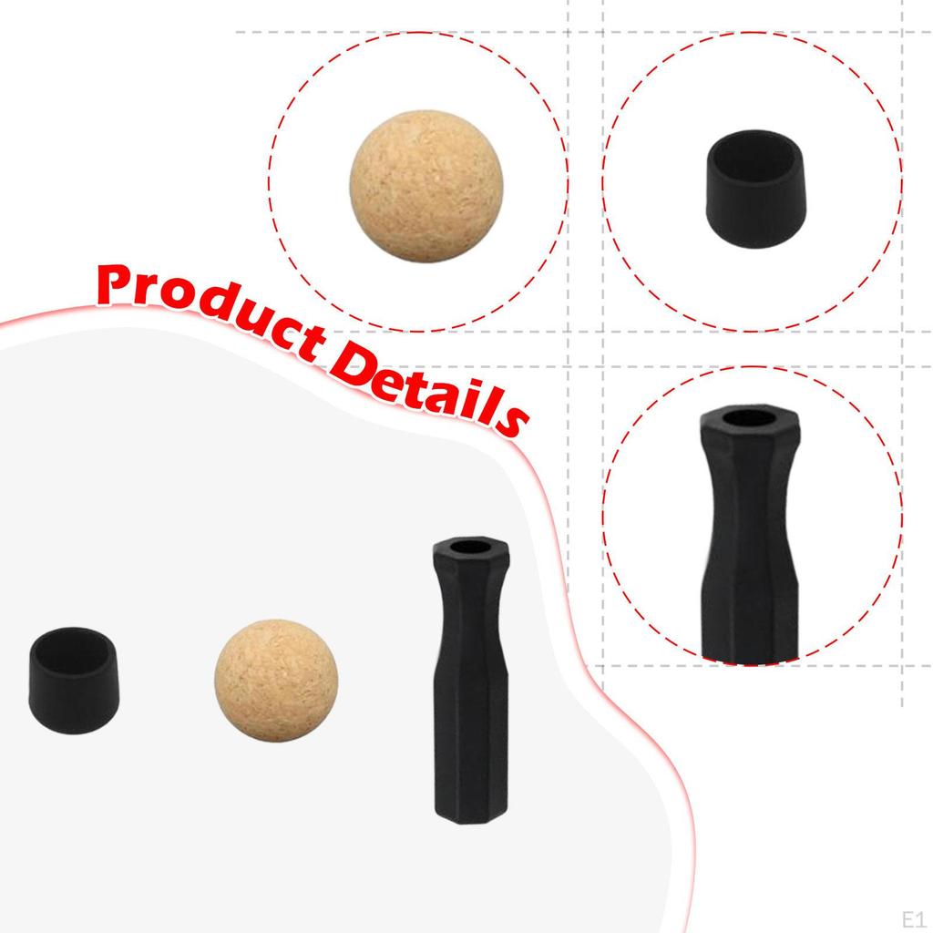 Foosball Table Handles Replacement Black Easy To Install Mini Football Game Accessories