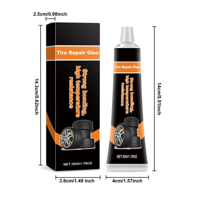 Tire Repair Glue 50g Quick-Dry Waterproof Rubber Cement Tire Repair Adhesive Sidewall For Auto Car Motorcycle Bike RC Truck