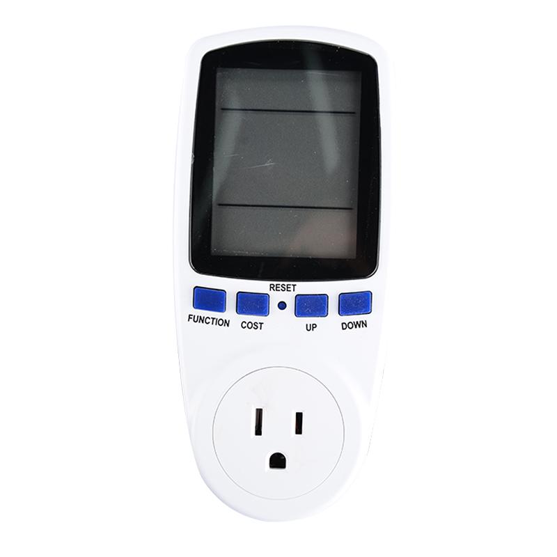 Smart power socket plugs LCD digital volt voltage wattmeter power ...