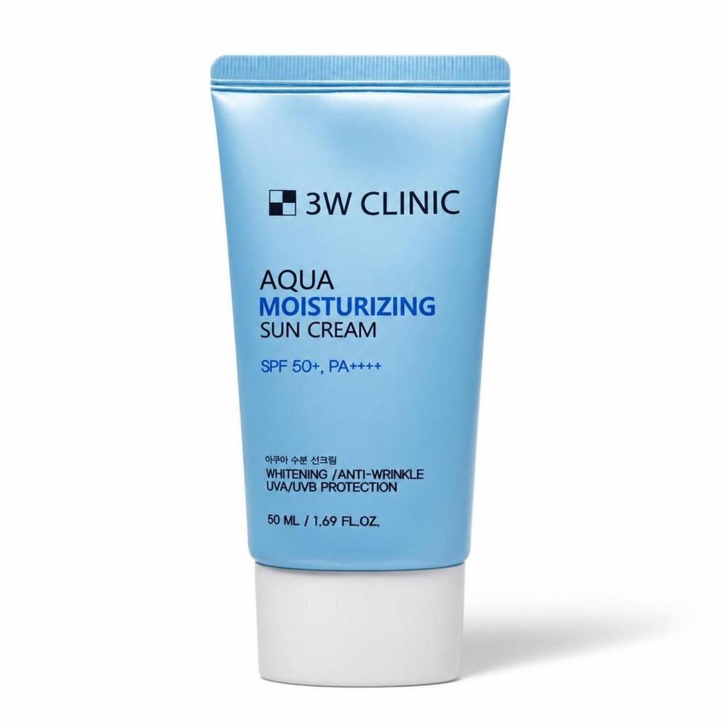 3W Clinic Aqua Moisturizing Sun Cream SPF50+ PA++++ 50ml