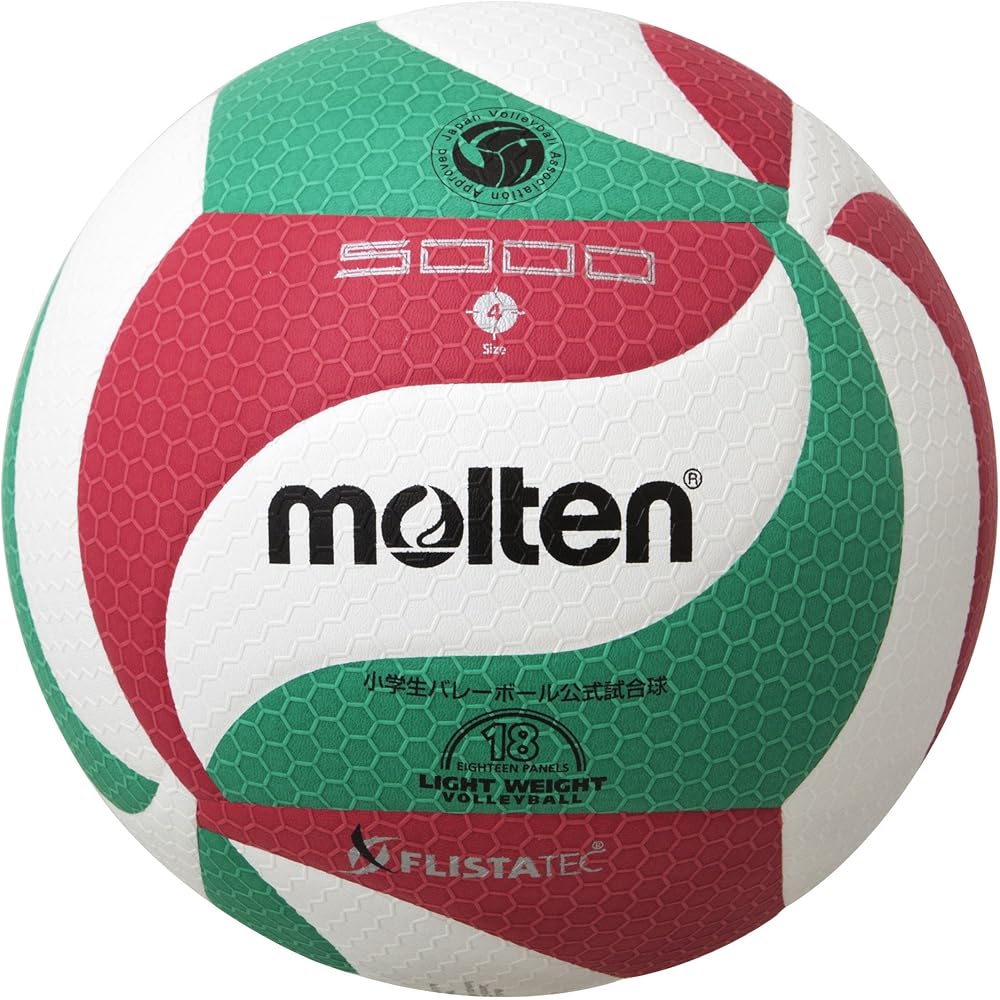 Molten Freestyle Lightweight Volleyball V4M5000-L Size 5, Durable, Indoor/Outdoor Use