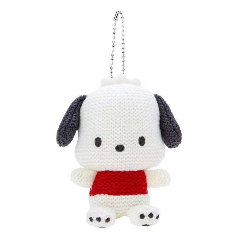 

Sanrio Pochacco Hangyodon Милый Винтажный Вязаный Подвеска Брелок Подарок Кукла Pug