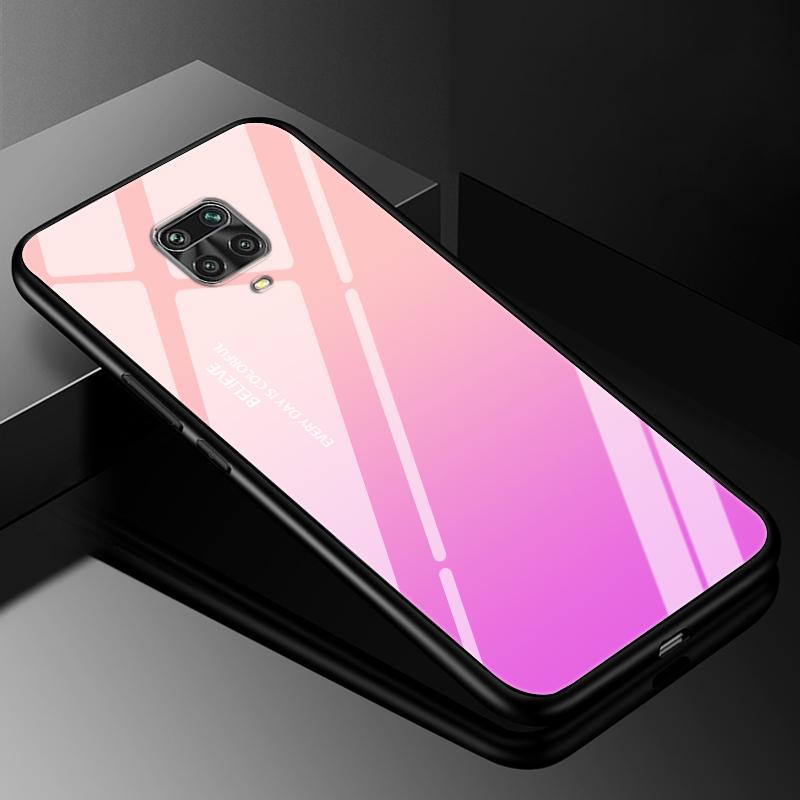 Tempered Glass Case for Xiaomi Redmi Note 9 9S 10T 10 Pro 10S 4G 5G 8 8T 8 Pro Cover Hard Case Case Redmi 12 4G TPU Bumper