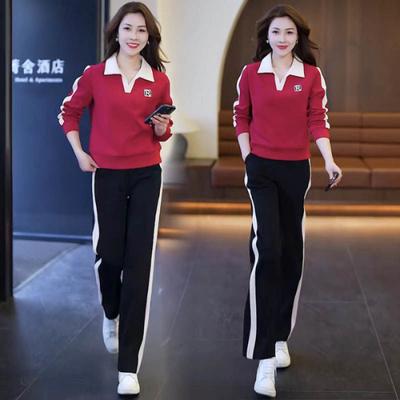 Women's Casual Sports Suit Women's Slimming Elegant Age-Reducing 2-Piece Set Arrival Spring Autumn