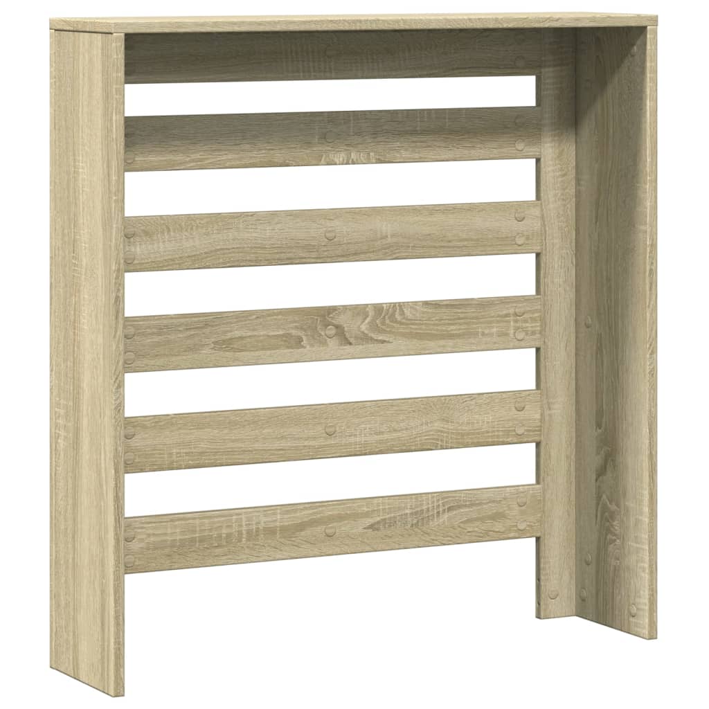 Radiator Cover Sonoma Oak 78 x 20 x 82 cm Particleboard