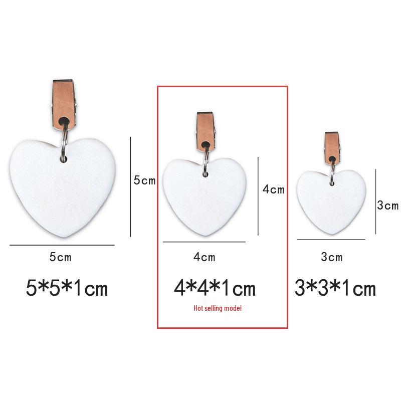 Tischdeckenklammern aus weißem Marmor mit Gewichten - Winddicht für den Außen- und Innenbereich 4x4x1cm Heart Clip weiß