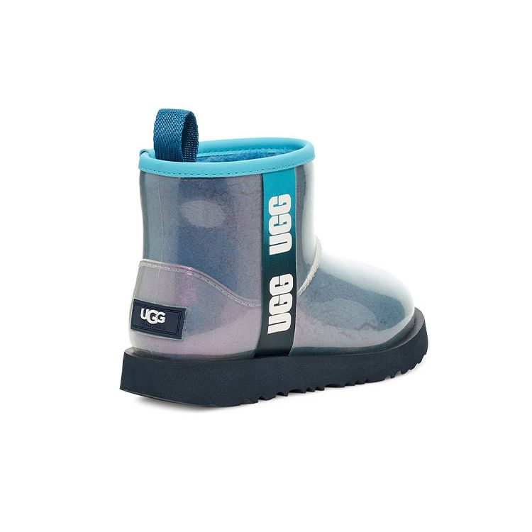 UGG Youth  Classic Clear Mini Short Snow Boots Kids boots Blue 1121007K-BCB