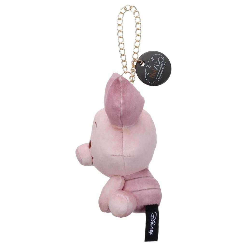 Takara Tomy Arts Disney Character Nui Pan Chain Strap Mascot Character Pan Piglet Plush Approximately 12cm Tall (Sitting) Toy,