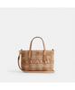 Coach City Mini Tote Bag With Gingham Print Ceu31 Imtn2