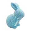 Colorful Rabbit Easter Figurine Simulation Bunny Handmade Easter Bunny Ornament Cute Novelty Cartoon Bunny Figurine Easter Party