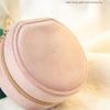 Portable travel jewelry box, grid jewelry box, velvet exquisite multifunctional jewelry storage box