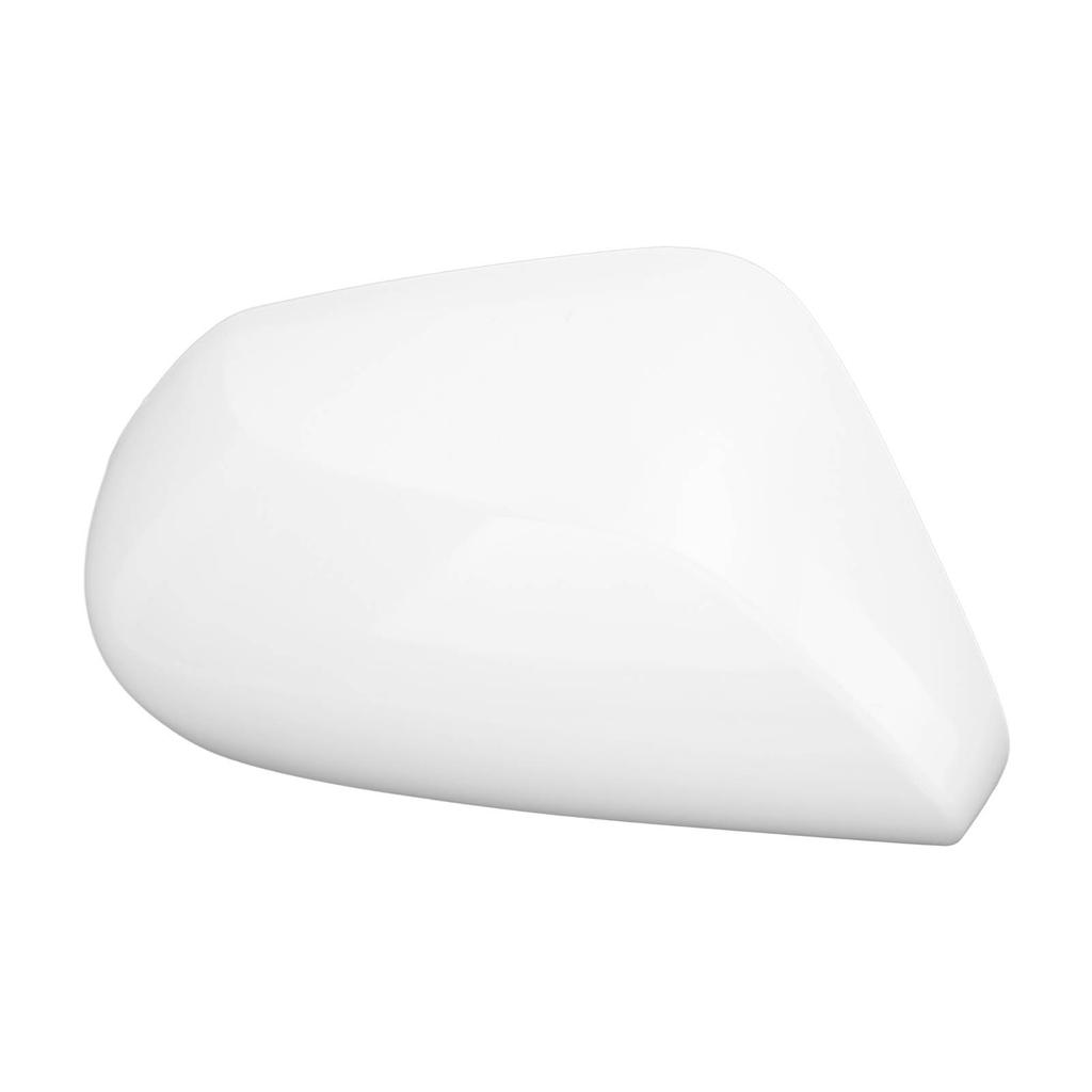 White Side Mirror Cover Unpainted Rearview Outer Door Wing Mirror Cover Cap for Camry 2018 To 2021