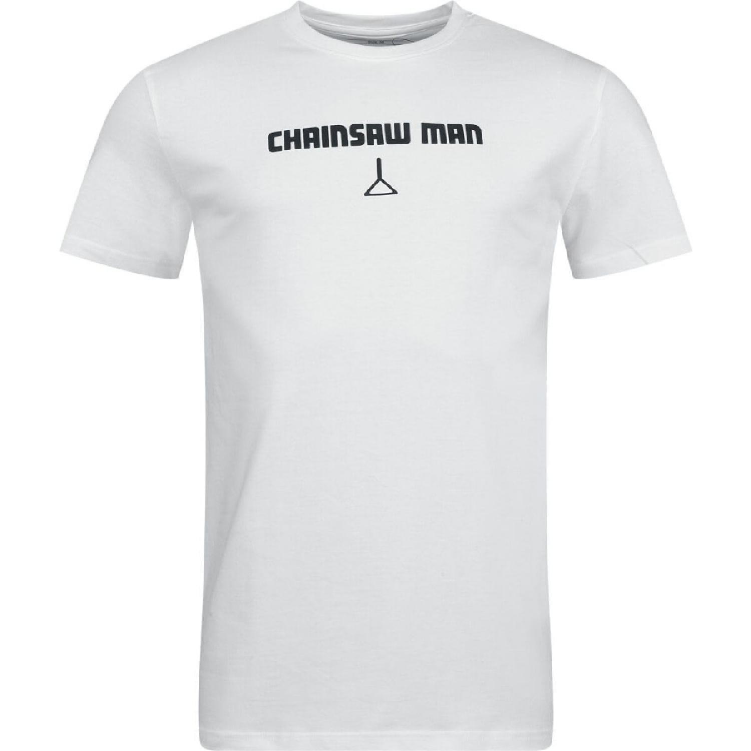 Chainsaw Man Men s White Regular T-Shirt S