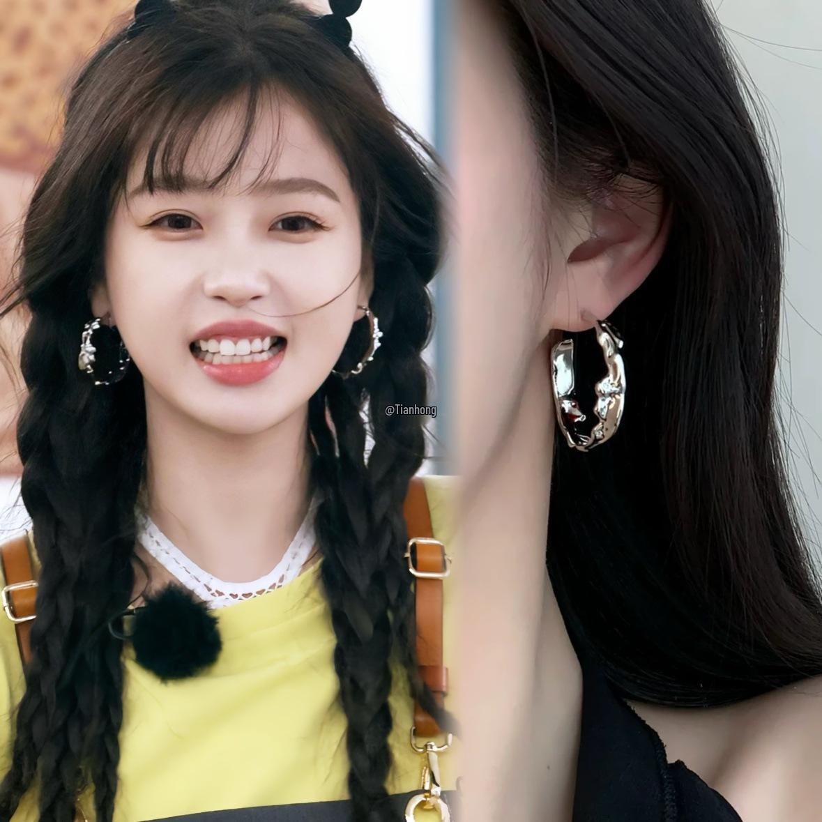 

Lava Texture Mosquito Coil Holder Ear Cuff: Yu Shuxin Style Women s Luxury Niche Earrings. Lava Ear Studs Pair