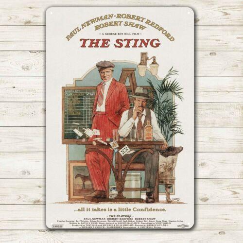 The Sting Movie Metal Poster Tin Sign xcm Collectable PlateAluminum 20x30cm(7.8x11.8inch)