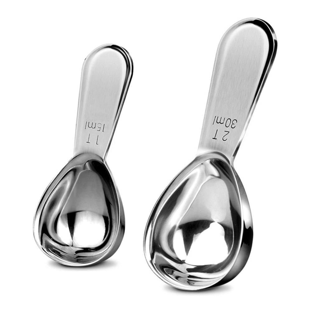 15Ml Stainless Steel Coffee Measuring Spoon Rustproof High Polish Finish For Milk Powder Tea Sugar Spices Baking Kitchen Tool
