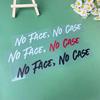 1PC NO FACE NO CASE Motorcycle Helmet Sticker Waterproof Self Adhesive for Motorbike Helemt Fuel Tank Durable Vinyl Decals